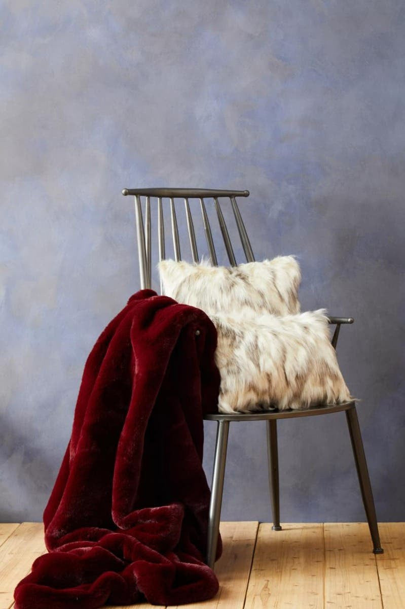 Bosie Lamina Natural Fur Square Cushion