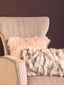 Bosie Lamina Natural Rectangular Fur Cushion