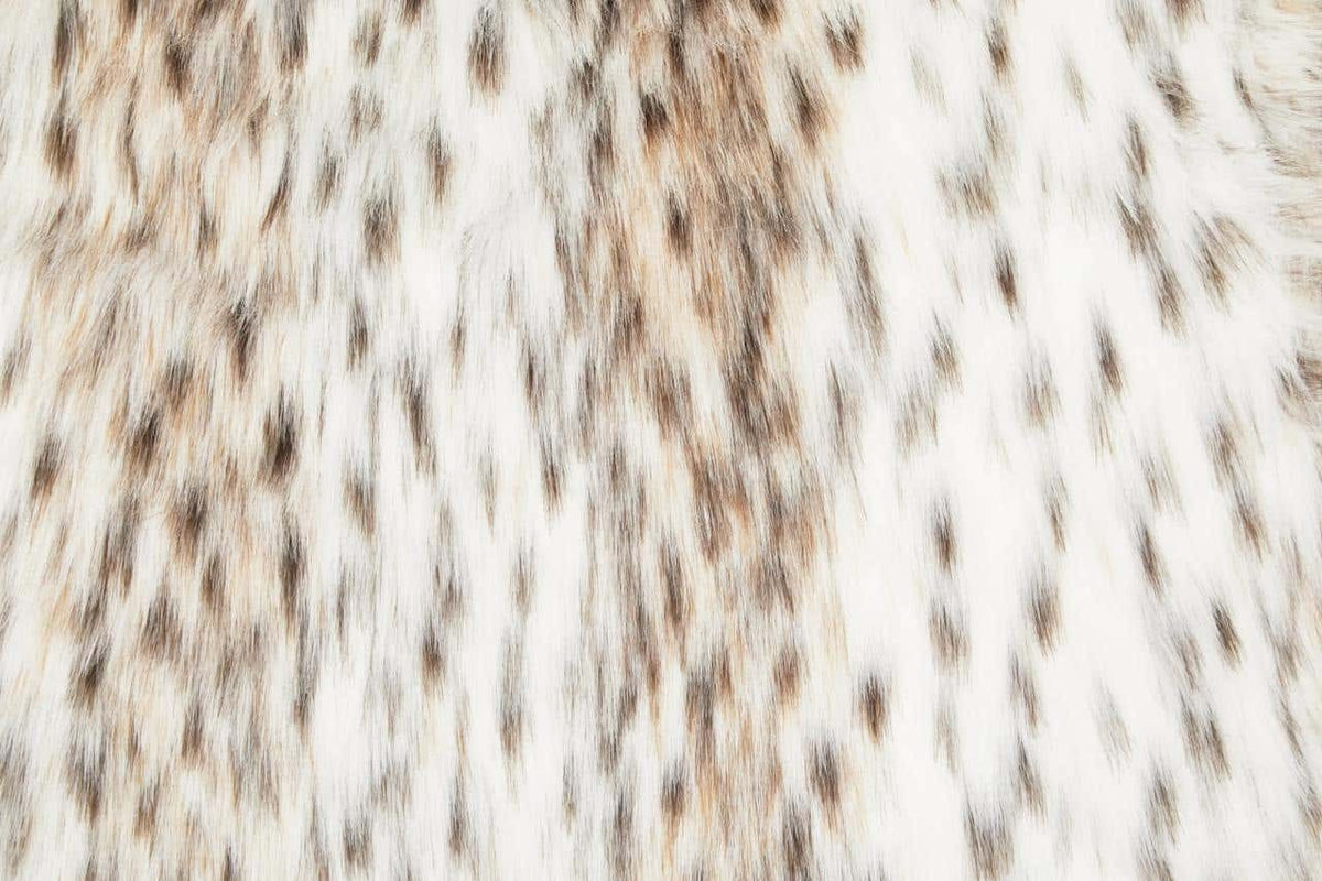 Bosie Lamina Animal Print Square Fur Cushion