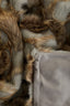 Bosie Lamina Grey And Natural Fur Throw