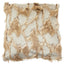 Bosie Lamina Grey And Natural Square Fur Cushion