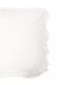 Bosie Real Mongolian Fur White Square Cushion