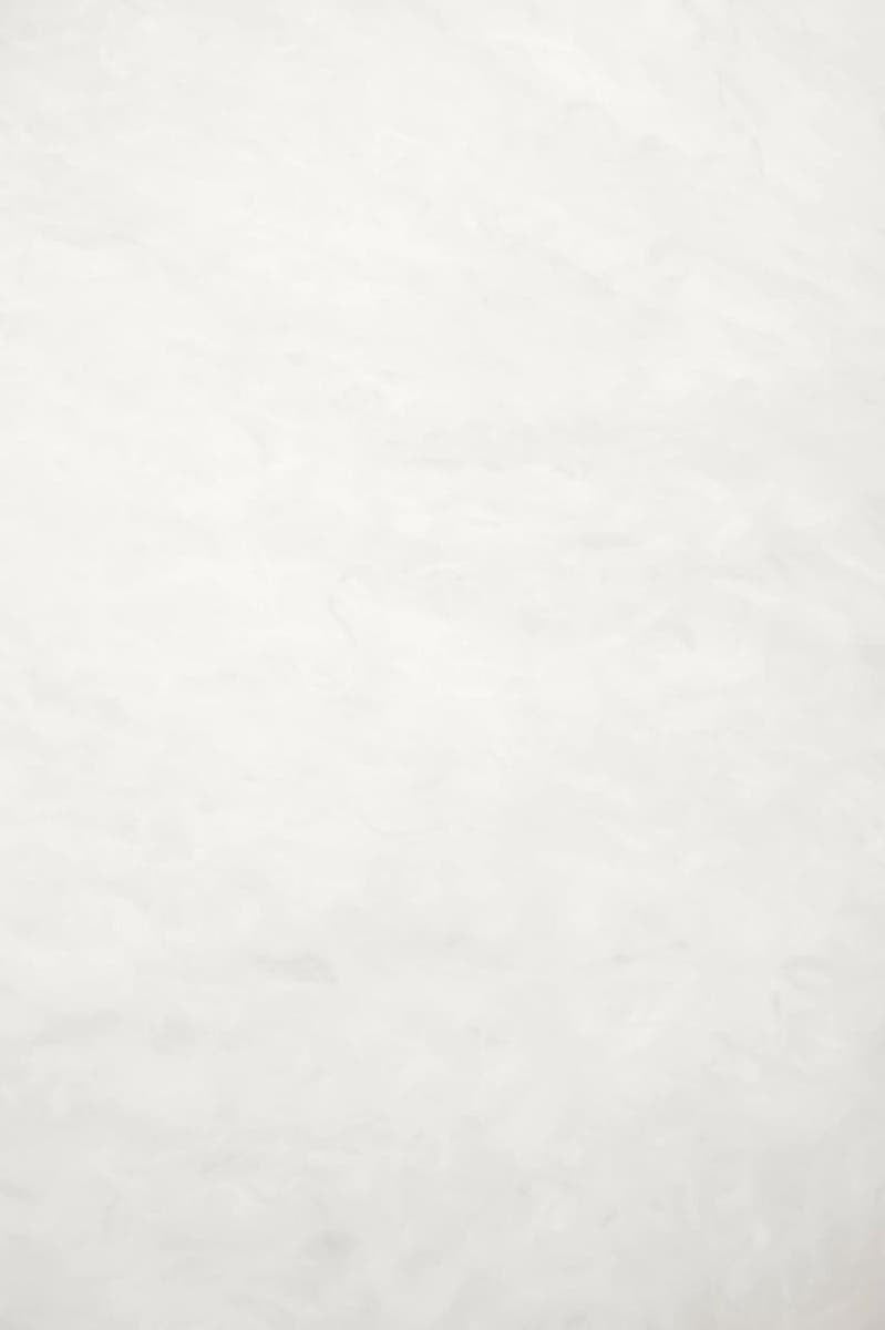 Bosie Real Mongolian Fur White Rectangular Cushion