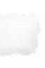 Bosie Real Mongolian Fur White Rectangular Cushion