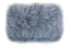 Bosie Real Mongolian Fur Grey Rectangular Cushion