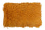 Bosie Real Mongolian Fur Ochre Rectangular Cushion