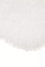 Bosie Real Mongolian Fur White Round Cushion
