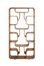 Cabinet open 100x30x200 cm LABARE light brown