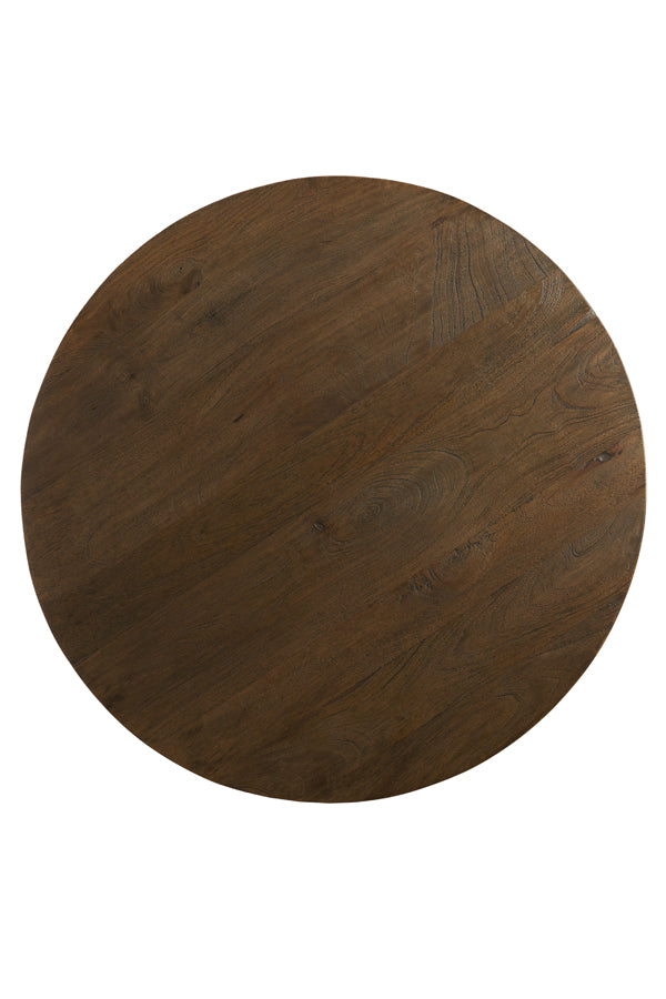 Coffee table 80x40 cm OCANA wood oil brown+matt beige