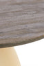 Coffee table 80x40 cm OCANA wood oil brown+matt beige