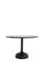 Dining table 120x76 cm TUNJA wood matt black+black