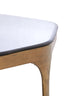 Coffee table S/2 max 77x70x42 cm AVI glass smoke+ant bronze