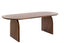 Dining table 220x100x75 cm INDORE acacia wood brown
