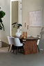 Dining table 220x100x75 cm INDORE acacia wood brown