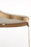 Coffee table 65x39x41 cm GIULIO marble taupe+antique bronze