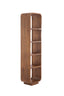 Cabinet open 50x35x200 cm DANE wood oil brown