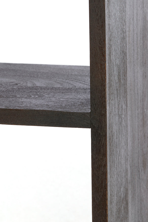 Cabinet open 50x35x200 cm DANE wood matt dark russet