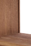 Cabinet open 100x35x200 cm DANE wood matt grey-brown
