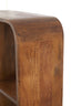 Cabinet open 100x35x200 cm DANE wood oil brown