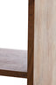 Cabinet open 100x35x200 cm DANE wood oil brown