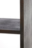 Cabinet open 100x35x200 cm DANE wood matt dark russet