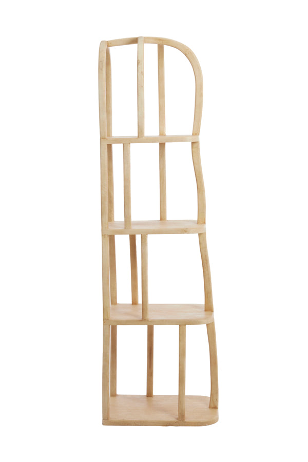 Cabinet open 53x40x175 cm LOWE wood matt natural