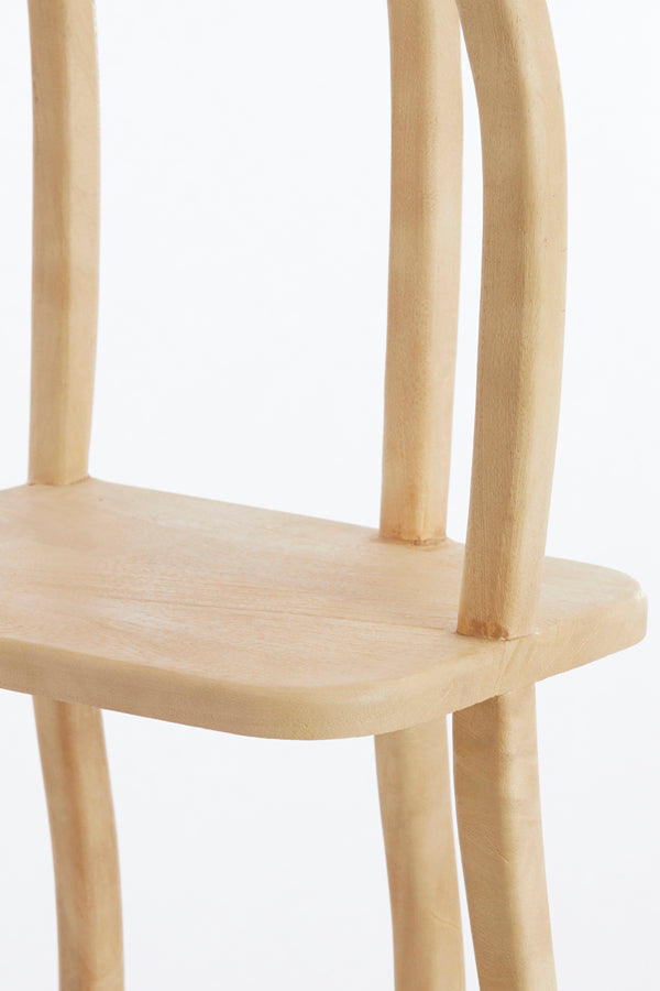 Cabinet open 53x40x175 cm LOWE wood matt natural