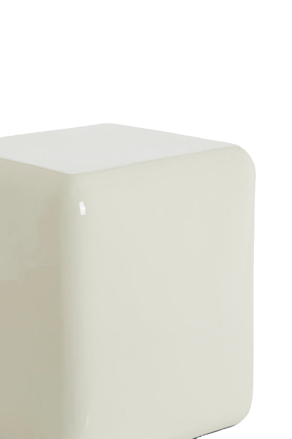 Pillar 35x35x40 cm FABI shiny cream