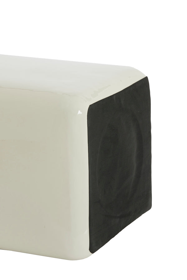Pillar 35x35x40 cm FABI shiny cream