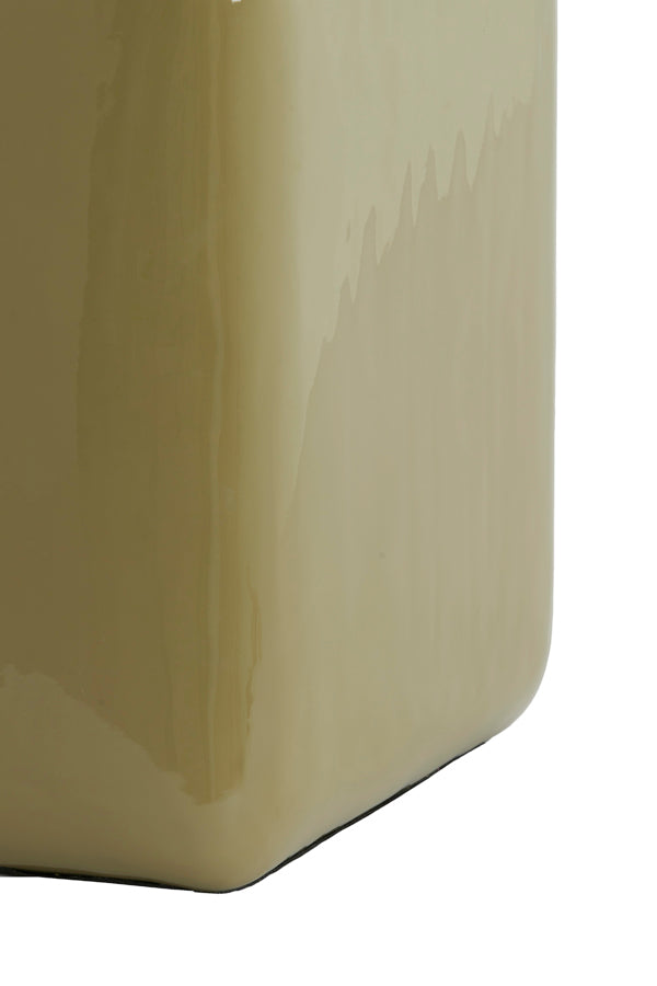 Pillar 35x35x40 cm FABI shiny olive green