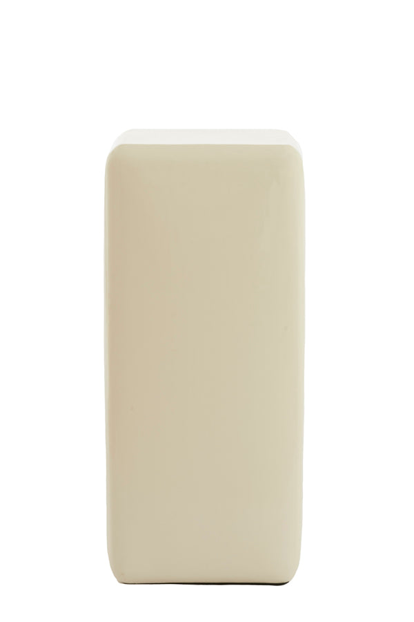 Pillar 35x35x80 cm FABI shiny cream