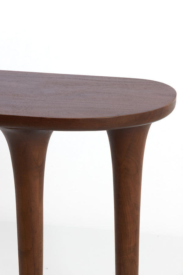 Console 150x35x76 cm ZALI acacia wood dark brown