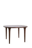 Dining table 120x76 cm ZALE acacia wood dark brown