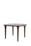 Dining table 120x76 cm ZALE acacia wood dark brown