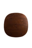 Dining table 120x76 cm ZALE acacia wood dark brown