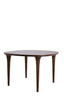 Dining table 140x76 cm ZALE acacia wood dark brown