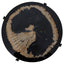 Relic Petrified Wood and Resin Side Table