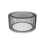 Trento Round Coffee Table With Glass Top