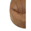 Hoxton Light Brown Leather Lounge Cocoon Chair