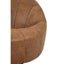 Hoxton Light Brown Leather Lounge Cocoon Chair