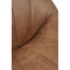 Hoxton Light Brown Leather Lounge Cocoon Chair