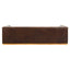 King Three Seater Modern Chesterfield Dark Brown Leather Sofa