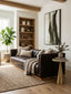 King Three Seater Modern Chesterfield Dark Brown Leather Sofa