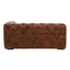 Hoxton Brown Leather Right Arm Modern Chesterfield Modular Sofa