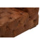 Hoxton Brown Leather Right Arm Modern Chesterfield Modular Sofa