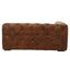 Hoxton Brown Leather Left Arm Modern Chesterfield Sofa