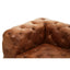Hoxton Brown Leather Left Arm Modern Chesterfield Sofa
