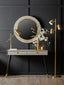 Cadio Shagreen Effect Two Drawer Console Table