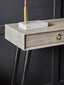 Cadio Shagreen Effect Two Drawer Console Table