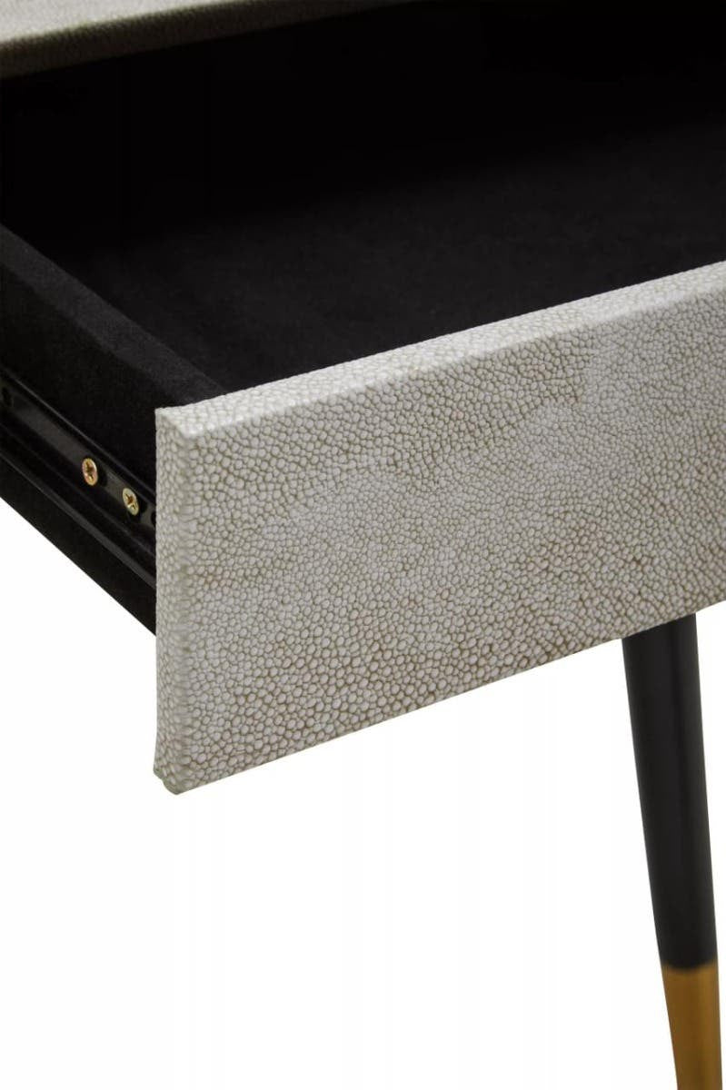 Cadio Shagreen Effect Two Drawer Console Table
